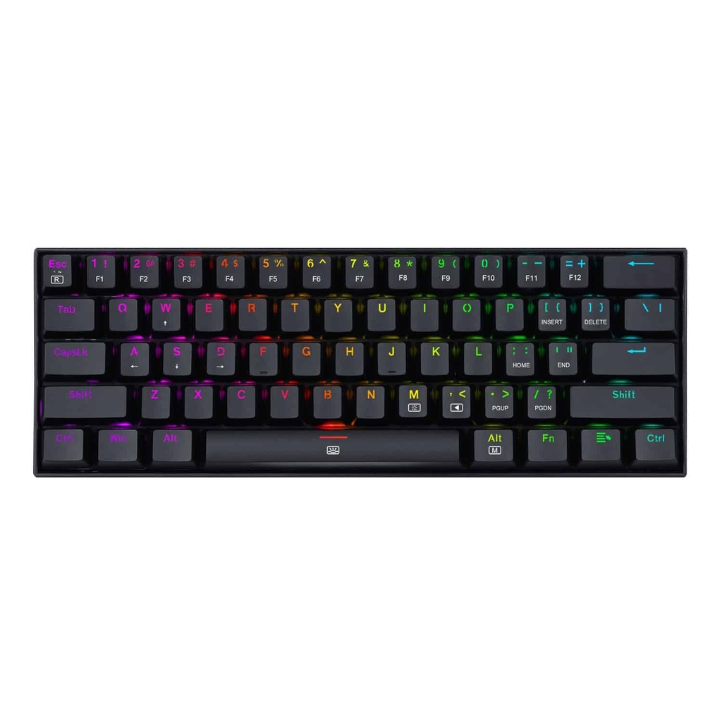 Teclado                                                                                                                                                           Mecánico Redragon Dragonborn - Inglés, Negro, Rgb