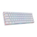 Teclado                                                                                                                                        Mecánico Redragon Draconic White - Inglés, Blanco, Rgb