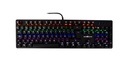Teclado                                                                                                                                                           Mecanico Gamefactor Kbg400-b - Usb, Qwerty, Negro, Multicolor, Switch Azul