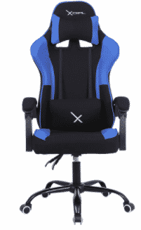 SILLA PARA GAMING XZEAL NEG/AZUL ACERO, TEXTIL,ALTO DESEMPEÑO (XZSXZ20A)