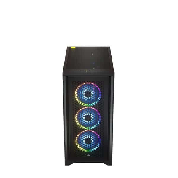 Gabinete                                                                                                                                                                                                                                                                                                                                                                                                                                                                                                                                                                                                                                                                                                                                               Corsair Icue 4000d Rgb Airflow Mid-tower Black Cc-9011240-ww