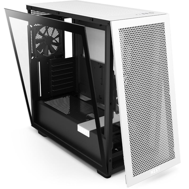 Gabinete                                                                                                                                                                                           Nzxt H7 Flow Mt Mini-itx/eatx Tg 2ven S/ft Bk/w Cm-h71fg-01 (ed)