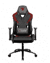 SILLA PARA GAMING THUNDER X3 DC3 AIR TECH BLAVK/RED MAX 150KG RECLINABLE 180
