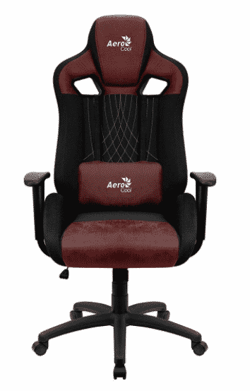 SILLA PARA GAMING AEROCOOL EARL BURGUNDY RED TRASPIRABLE AEROSUEDE