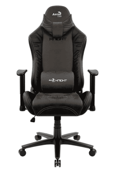 SILLA PARA GAMING AEROCOOL KNIGHT IRON BLACK TRASPIRABLE AEROSUEDE