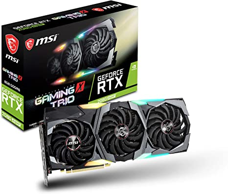 TARJETA DE VIDEO MSI NVIDIA GEFORCE RTX 2080 SUPER GAMING X TRIO 8GB GDDR6