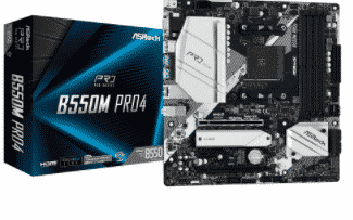 TARJETA MADRE ASROCK B550M PRO4 AM4 RYZEN GEN/3 PCIe/4.0