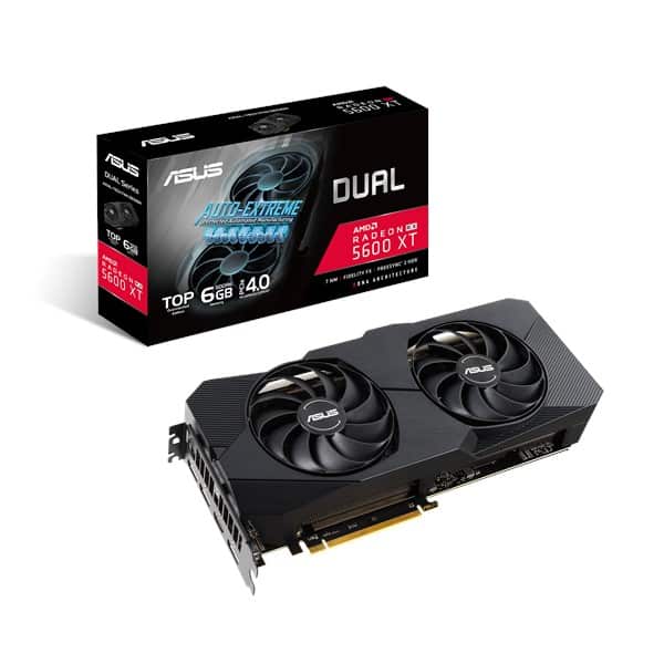 TARJETA DE VIDEO ASUS AMD RADEON RX 5600 XT DUAL-RX5600XT-T6G-EVO 6GB GDDR6