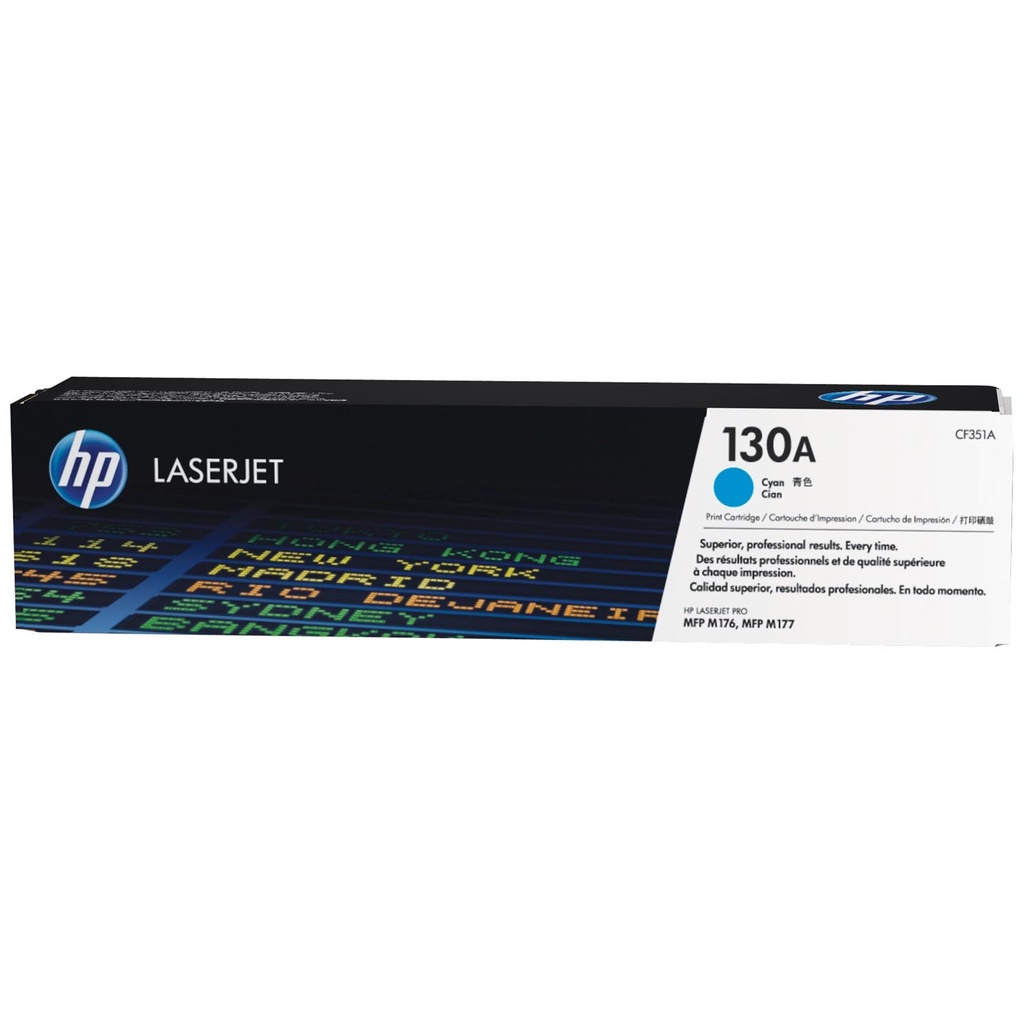 Toner                                                                                                                                                                                         Hp 130a Cian Para Laserjet Mfp M176/m177 (cf351a)