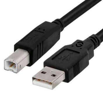 Cable  Getttech Jl-3515 Usb 2.0, Usb A-usb B, Negro, 1.5mts