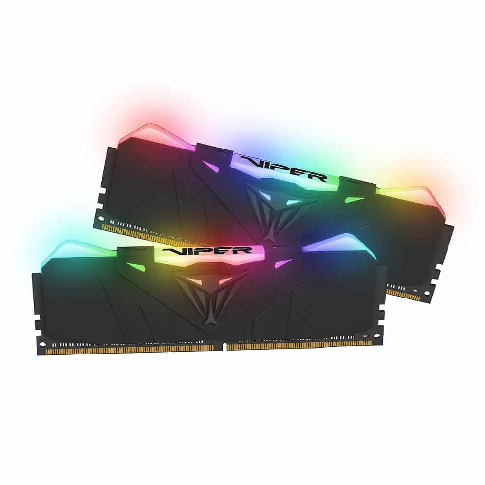 PATRIOT MEMORIA DDR4 VIPER RGB 16GB 2X8 3200MHZ NEGRO