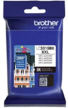 Cartucho Brother Lc3019bk Negro 3000 Paginas Aporx. Alto Rend. P/mfcj