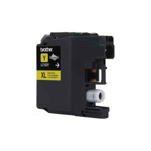 Cartucho  Brother Lc103y Amarillo 600 Paginas P/mfcj870dw / Mfcj285dw