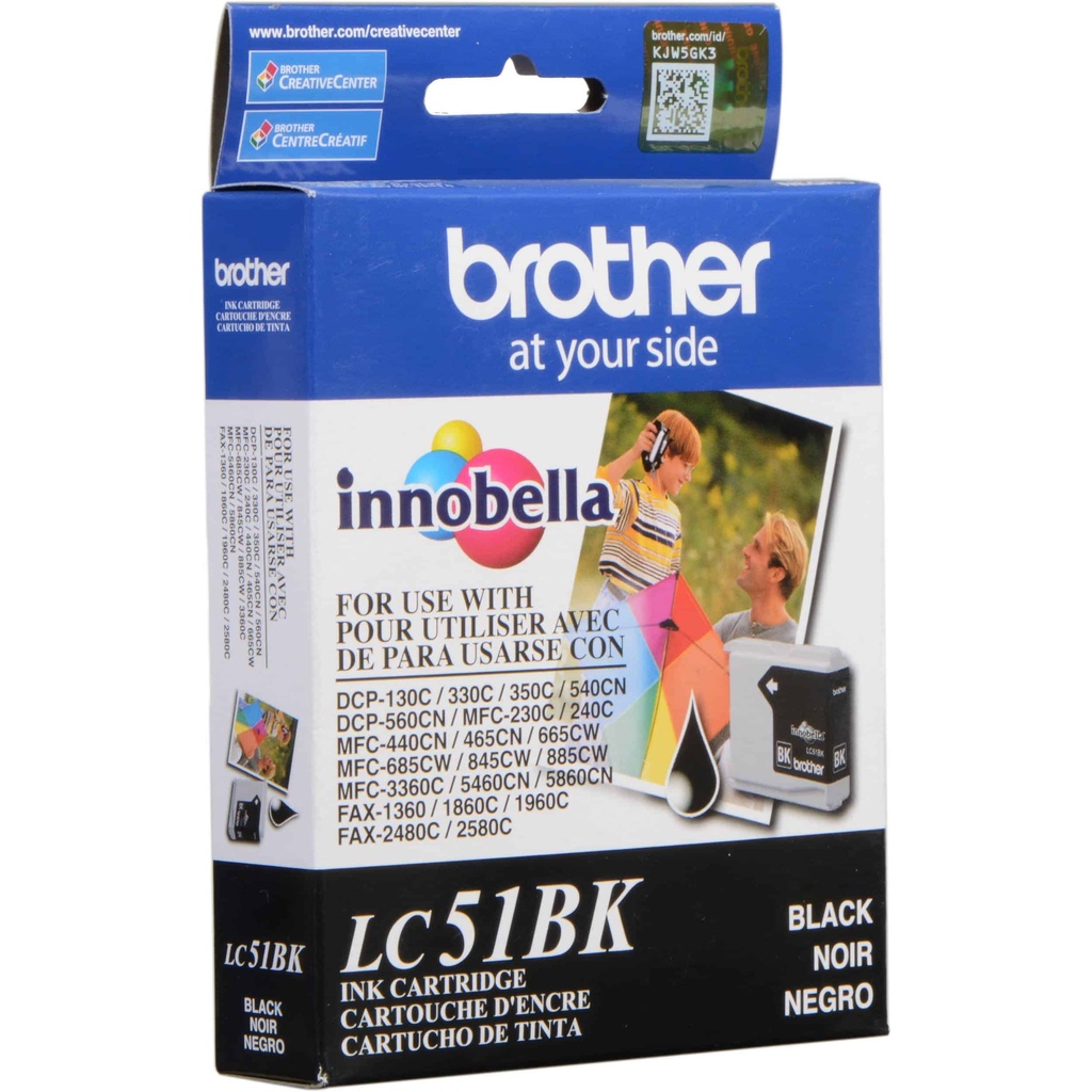 Cartucho                                                                                                                                                                                                                                                                                                                                                                                                                                De Tinta Brother Lc51bk Negro