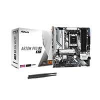 MB ASROCK A620M PRO RS WIFI/AMD AM5/96 GB DDR5 7200MHZ/1 PCIE 4.0X16/4 SATA3/2 HYPER M.2/1 M.2/5 USB 3.2/2 USB TIPO CX/HDMI/DISPLAYPORT