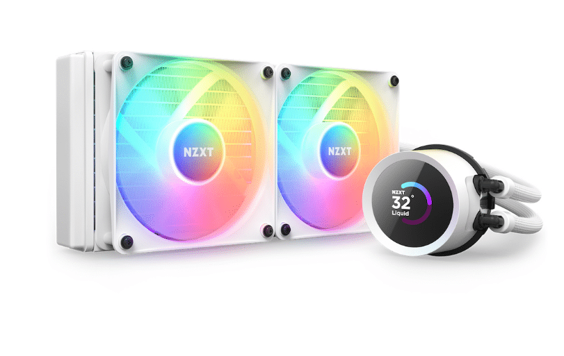 DISIPADOR DE ENFRIAMIENTO LIQUIDO  NZXT KRAKEN X53/240MM/BLANCO MATTE/RGB/GAMER