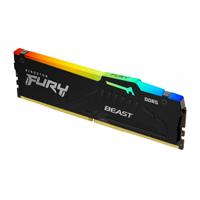 MEMORIA RAM KINGSTON DIMM DDR5 32GB 5200MT/S FURY BEAST BLACK XMP RGB CL40 288PIN 1.25V C/DISIPADOR DE CALOR P/PC/GAMER/ALTO RENDIMIENTO (KF552C40BBA-32)