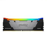 MEMORIA RAM KINGSTON DIMM DDR4 8GB 4000MT/S FURY RENEGADE BLACK XMP RGB CL19 288PIN 1.35V C/DISIPADOR DE CALOR P/PC/GAMER/ALTO RENDIMIENTO (KF440C19RB2A/8)