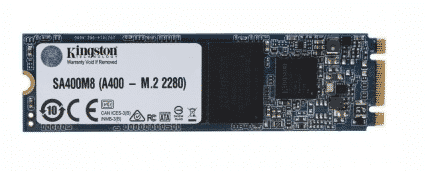 UNIDAD SSD INTERNO KINGSTON A400 480GB M.2 SATA III SA400M8/480G
