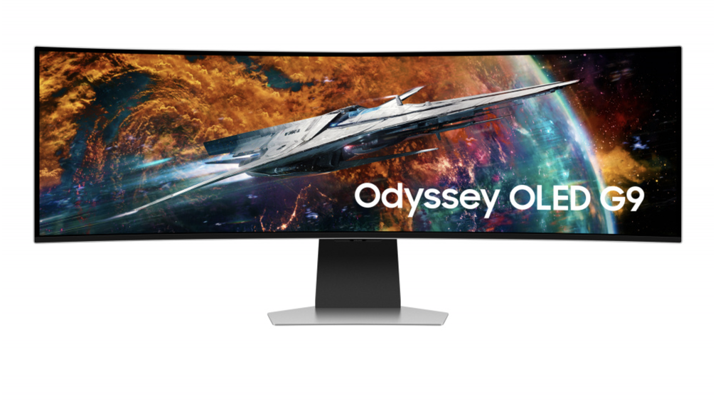 MONITOR LED SAMSUNG 49 PULGADAS, WIDESCREEN, 5120 X1440, ODYSSEY OLED G9 G95SC, COLOR SILVER, 1