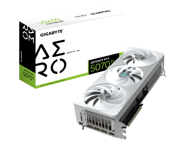 Tarjeta de Video GeForce RTX™ 5070 Ti AERO OC 16G Gigabyte GV-N507TGAMING OC-16GD