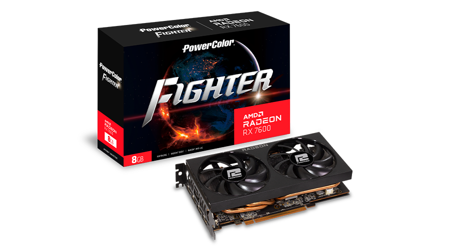 Tarjeta de Video PowerColor AMD RX7600XT, 16GB 128-bit GDDR6, PCI Express x8 4.0