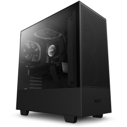 Gabinete Nzxt H5 Flow Black Atx Cristal Templado, 1 Usb 3.2, 1 Usb Tipoc 3.2.