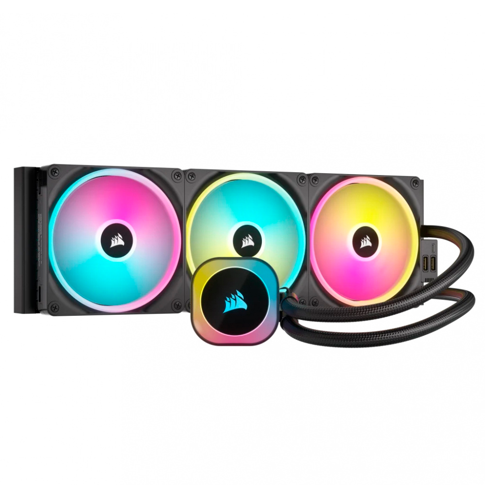 Disipador Con Enfriamiento Liquido Corsair Icue Link H170i Aio / 420 Mm/ S-1700 1200/ Am5 Am4/ Rgb