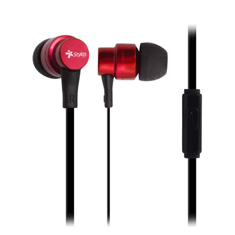 Audifonos                                                                                                                                                                                                                                                                                                                                                                                      Stylos Al Aux 3.5 Rojo Stsaua1r