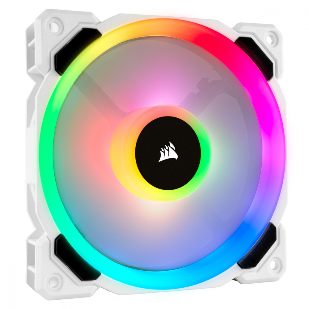 Ventilador Corsair CO-9050091-WW, 120mm, 2200RPM, RGB, Blanco