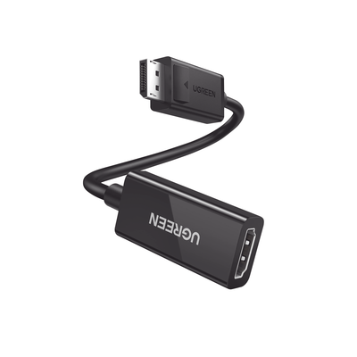 Convertidor Displayport A Hdmi 4k@60hz | 3d | Hdr | Blindaje Interno |  Boton Liberador  | Largo 25cm | Carcasa De Abs | Plug &amp; Play.