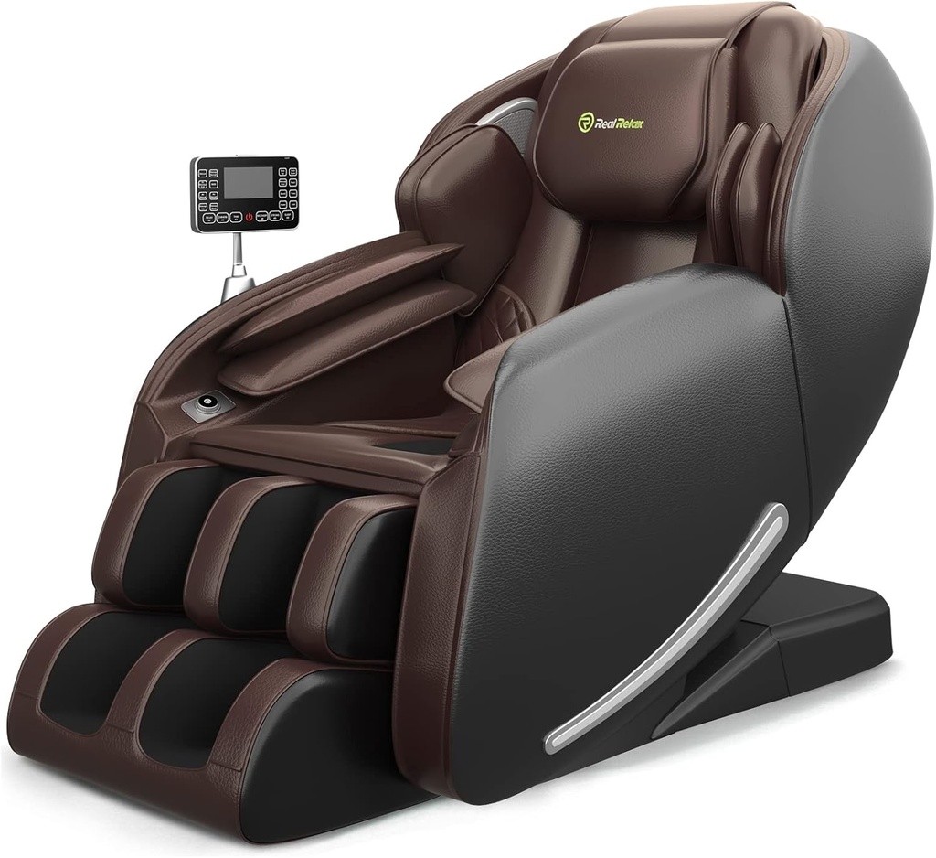 Real Relax Silla de Masaje, Full Body SL-Track, Gravedad Cero, Shiatsu, Bluetooth, Calentamiento, Favor-06
