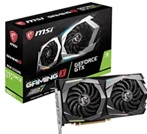 TARJETA DE VIDEO MSI NVIDIA GEFORCE GTX 1660 TI GAMING X 6GB GDDR6