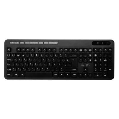 Teclado                                                                                                                                                                                                                                                                                                                                                                                                                                                                                                                                                                                                                                                                                     Multimedia Acteck Inalambrico 2.4negro Inspire Ti670 Ac-931632