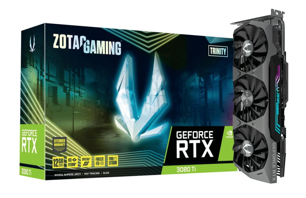 Tarjeta       De Video Nvidia Geforce Zotac RTX 3080ti Trinity 12gb Gddr6x Zt-a30810d-10p (openbox)