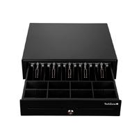 Cajon De Dinero Techzone Tzbe5b8m100, Compartimento, 5 Billetes, 8 Monedas, Removible, Negro