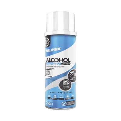Alcohol Isopropilico En Aerosol Para Limpieza De Equipos De Vídeo, Fibra óptica, Cómputo, Y Equipo Telefónico 250 Ml