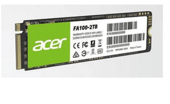 UNIDAD SSD ACER FA100 1TB M.2 NVME 3000MB/S (BL.9BWWA.120) pue