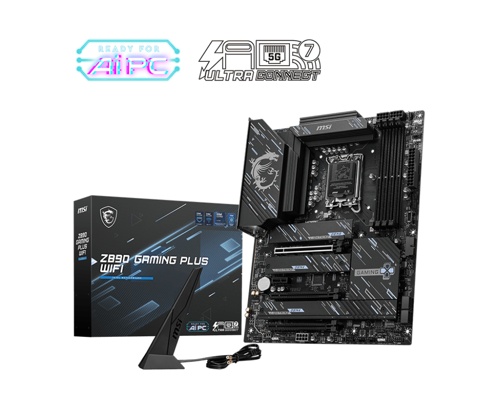 Tarjeta Madre Msi Z890 Gaming Plus Wifi Ddr5 Lga 1851 Atx