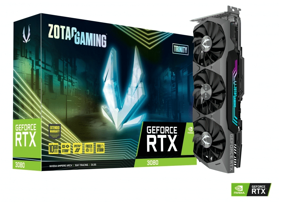 Tarjeta de Video Zotac NVIDIA GeForce RTX 3080 Trinity LHR, 10GB GDDR6