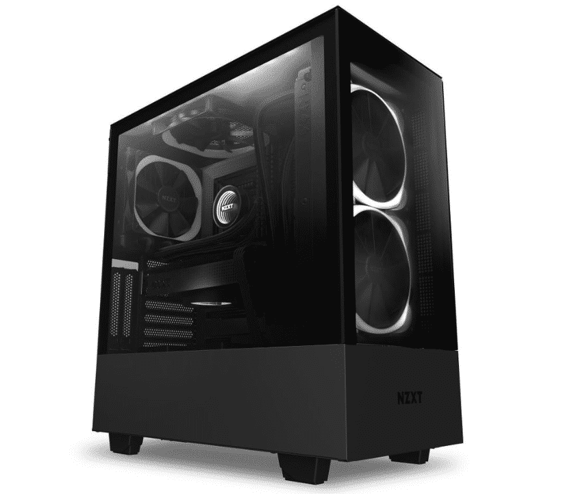 Gabinete NZXT H510 Elite con Ventana RGB Midi-Tower ATX USB 3.0 Negro