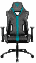 SILLA PARA GAMING THUNDER X3 YC3 NEGRO/CYAN 150KG CUERO SINTETICO