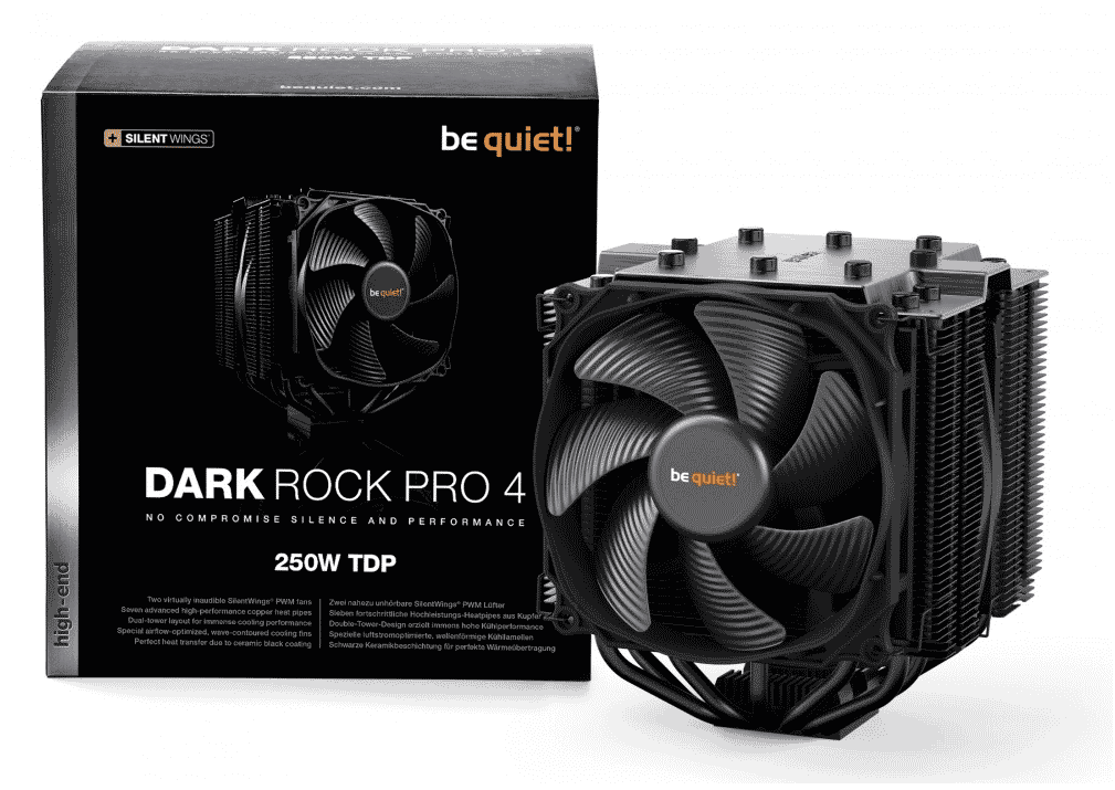 Disipador            Cpu Be Quiet! Dark Rock Pro 4 120mm Con Silent Wings 135mm Lga 1700 Compatible