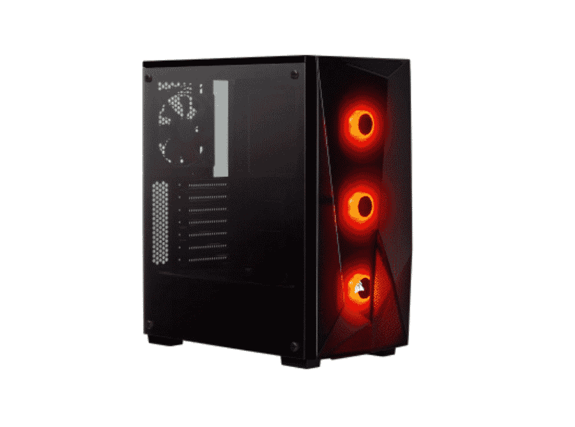Gabinete Corsair SPEC-DELTA RGB con Ventana Midi-Tower ATX USB 3.0 con Fuente de 650W Corsair