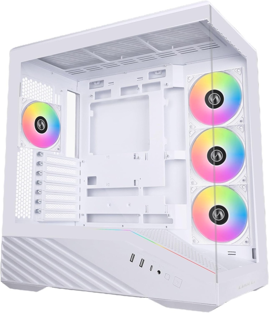 Gabinete Lian Li Vector V100 White Argb Atx/matx/itx/eatx