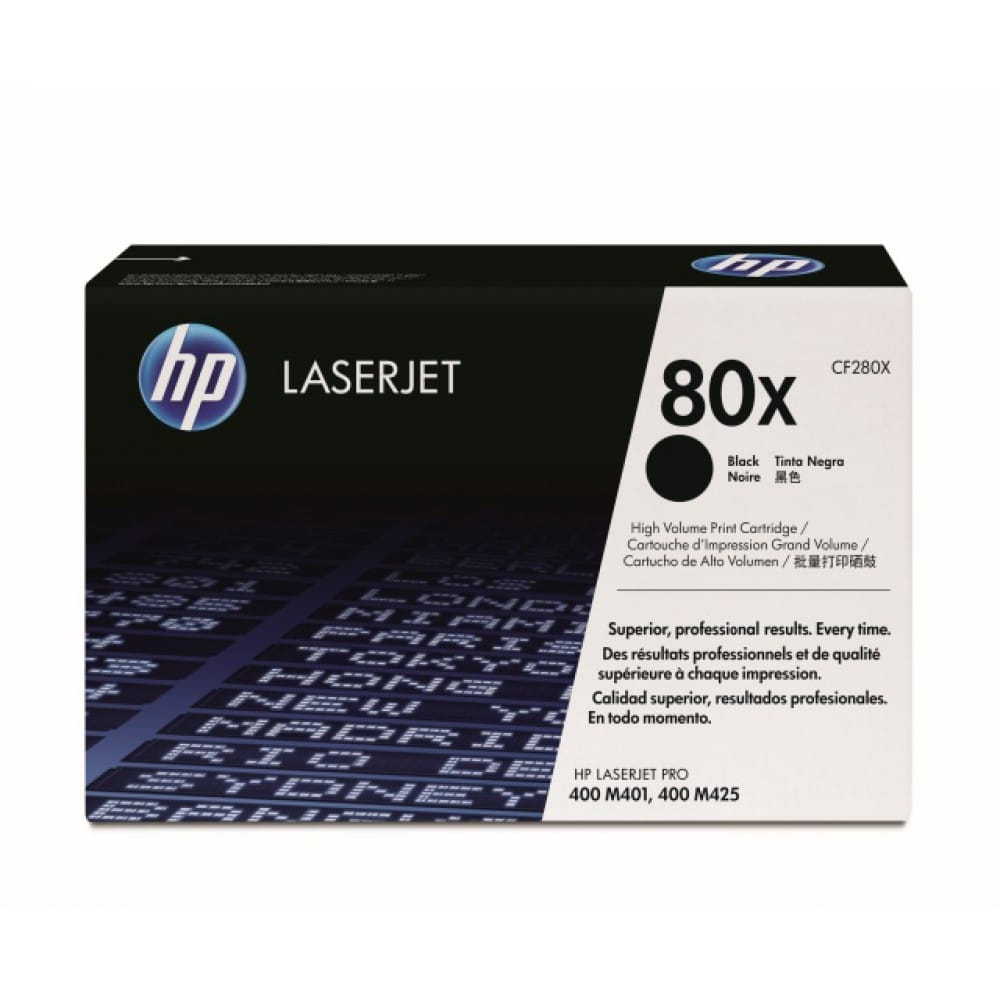 Toner Hp 80x Negro Alto Rendimiento P/m425dn Mfp/m401dn/m401dne/m40 (c
