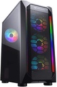 GABINETE PARA GAMING COUGAR MX410 MESH-G RGB CRISTAL TEMPLADO