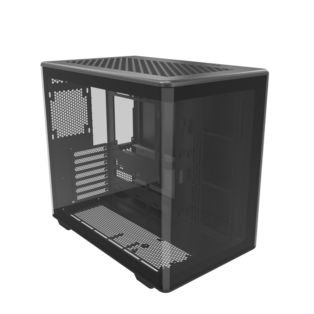 Gabinete Cooler Master Elite 600, Argb Fan 7 / Negro / Torre Intermedia / Mini-itx / Mini-dtx /