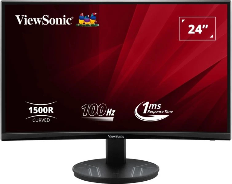 Monitor Led Viewsonic Curvo 24 Pulgadas / Full Hd 1920x1080p / Hdmi / Display Port/ Panel Mva/ Curvo