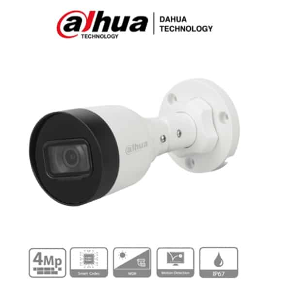 CÁmara  Dahua Ip Bullet 4 Mp/micr/poe(dh-ipc-hfw1431s1p-a-0280b-s4-qh2)